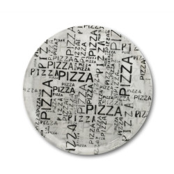 Piatto Pizza 31 cm Napoli White & Black Z69...
