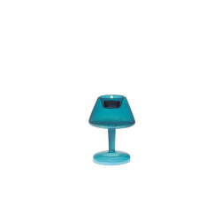 Tealight Vetro Lampada   Blu 1053B Medri