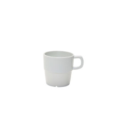 Mug Impilabile 8 cm Bianco Melamina B1026 Medri