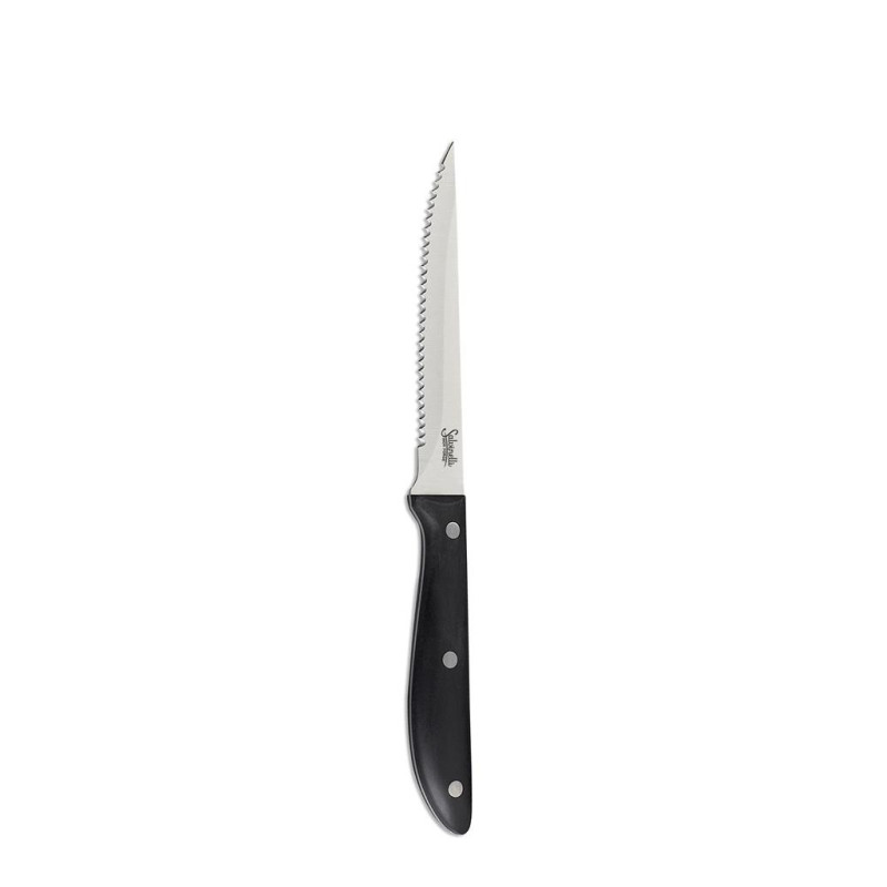 Salvinelli Confezione 6 coltelli tavola punta tonda Bistrot lama
